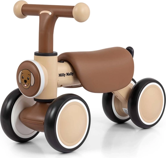 Stabiele loopfiets met vier wielen