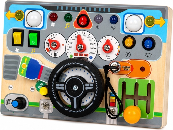 Dashboard zoals in de auto