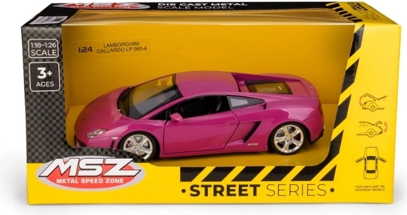Modelauto Lamborghini Gallardo LP560-4 paars 1:24