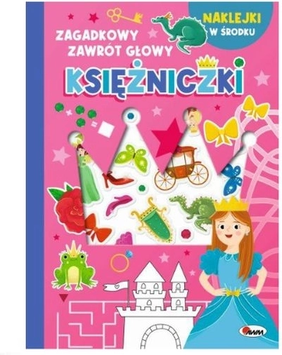 Het raadselachtige mysterie van de prinses – educatief boekje met opdrachten en reliëfstickers