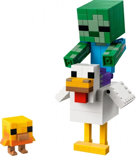 Iconische Minecraft-scène als verzamelmodel
