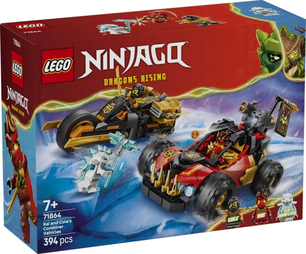 LEGO NINJAGO multifunctionele voertuigen van Kai en Cole