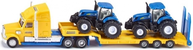 Vrachtwagen met New Holland-tractoren