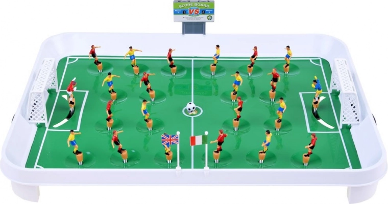 Compleet voetbalveld voor twee spelers