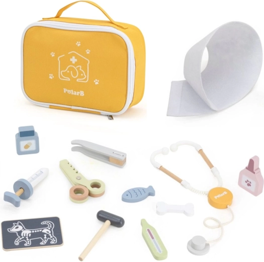 Houten dierenartsset PolarB kleine dierenarts