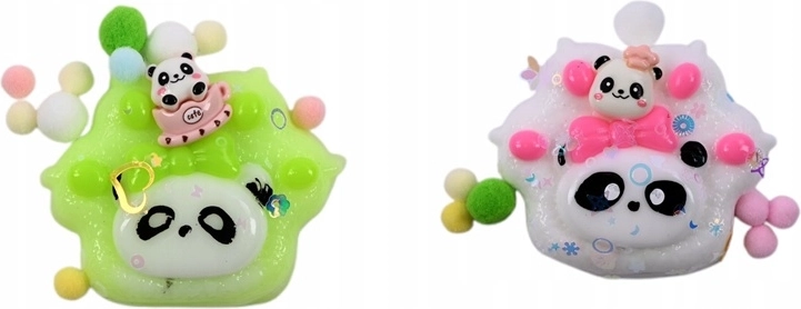 Panda-motief met schattige details