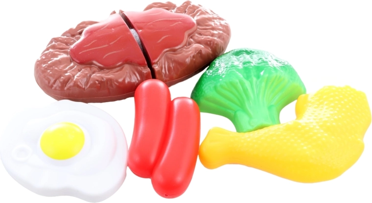 Kleurrijk voedsel voor realistisch spel