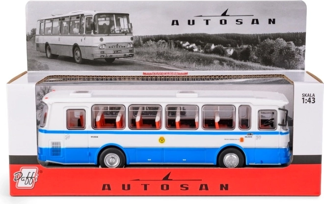 Verzamelmodel van de bus Autosan H9-20 PKS in blauwe uitvoering
