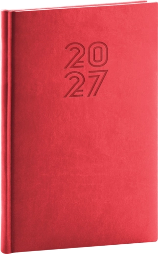 Notique Aprint weekagenda 2027 – Rood