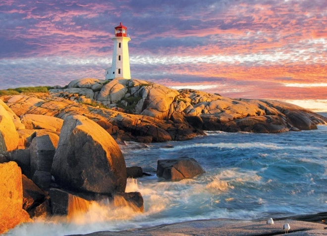 Puzzel EUROGRAPHICS Peggy's Cove Lighthouse, Nova Scotia – 1000 stukjes