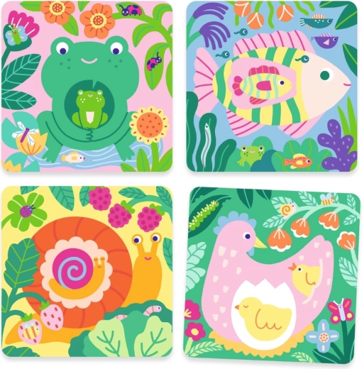 Stevige kaartjes, vrolijke illustraties