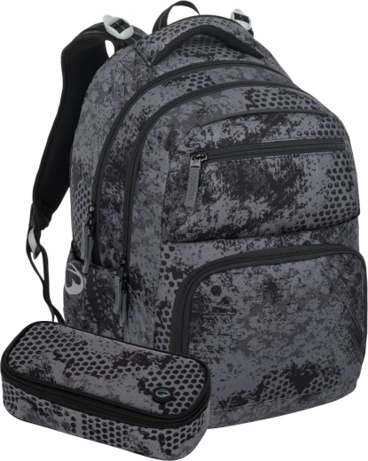 Bagmaster Zipster studentenset voor school – grijs