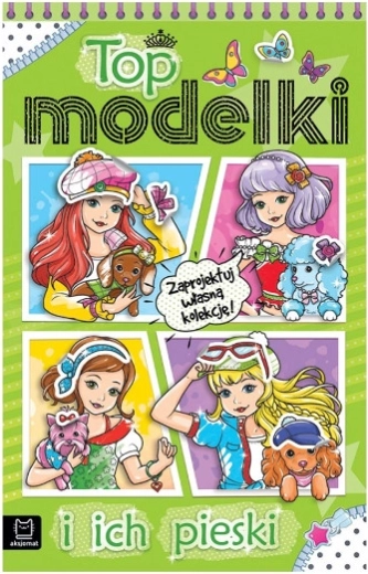 Topmodellen en hun hondjes – creatief werkboek met stickers