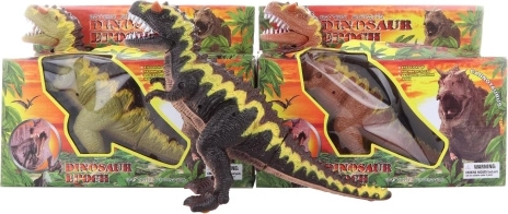 Lopende dinosaurus met licht en geluid