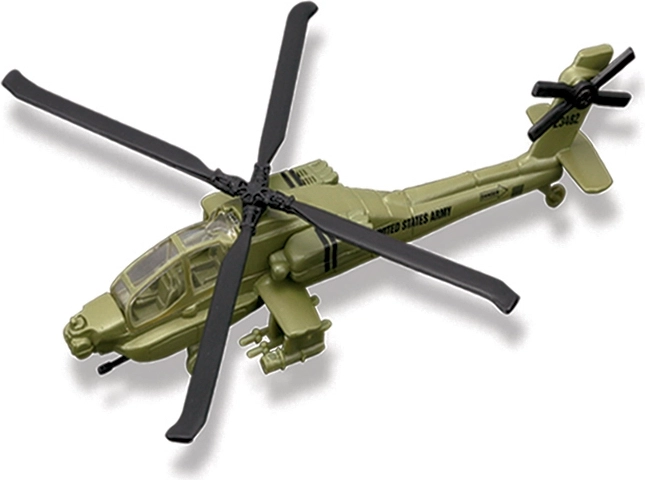 Maisto Fresh Metal Tailwinds AH-64 Apache groen vliegtuigmodel