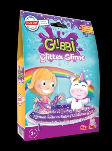 Glibbi glinsterend badslijm