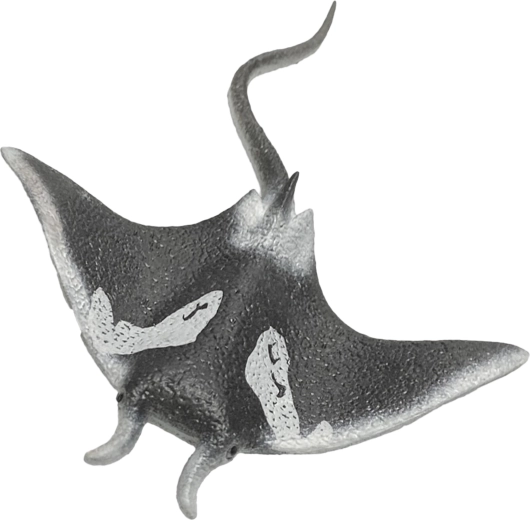 Rubberen zeedier manta 13 cm
