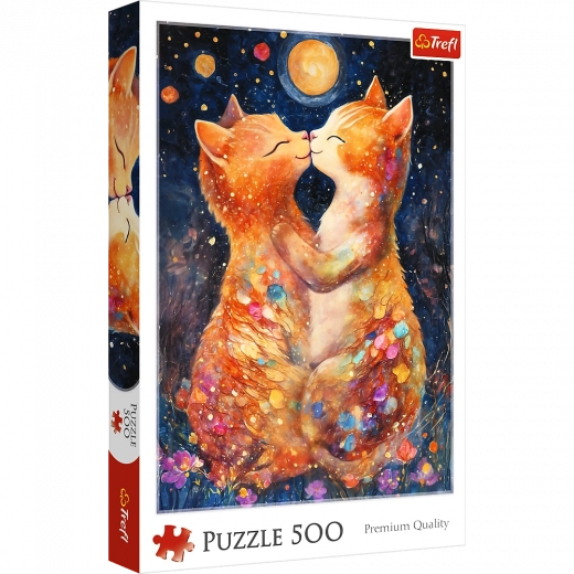 Puzzel 500 stukjes – kus in het maanlicht Trefl