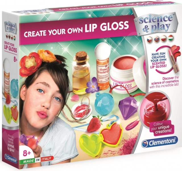 CLEMENTONI SCIENCE&PLAY klein laboratorium voor het maken van lippenbalsems