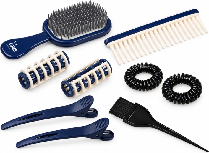 Veel accessoires voor kleine kappers