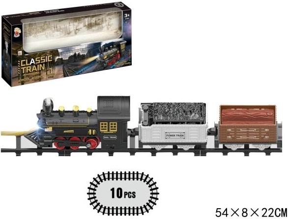 Batterijtrein met rookeffect