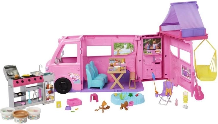 Barbie Droomcamper met tent