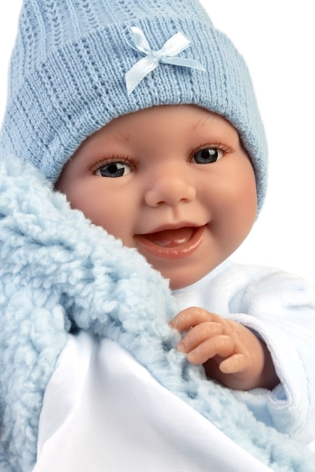 Geluidspop baby die lacht en praat