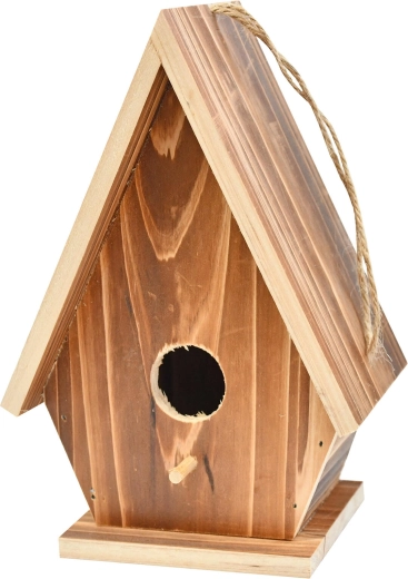 Houten vogelhuisje 14 × 10 × 21 cm