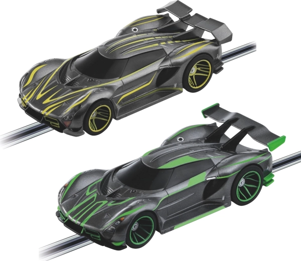 Twee futuristische hyperauto