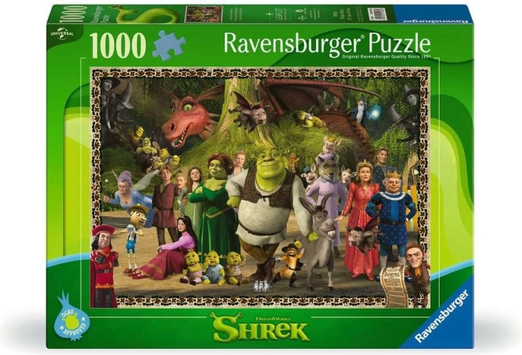 Ravensburger puzzel Shrek: tijdloze klassieker 1000 stukjes