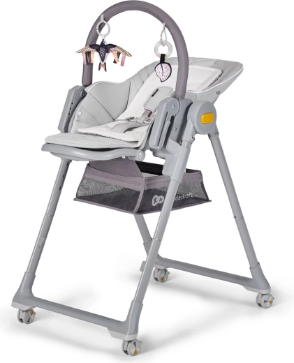 Kinderkraft Select eetstoel en wipstoel 2-in-1 Lastree grijs