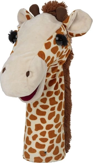 Pluchen handpop giraf Nature Planet