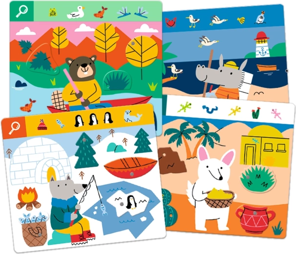 Thematische scènes vol details