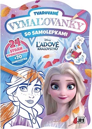 Gevormde kleurplaten Frozen