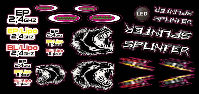 Decoratieve folie Splinter Jamara