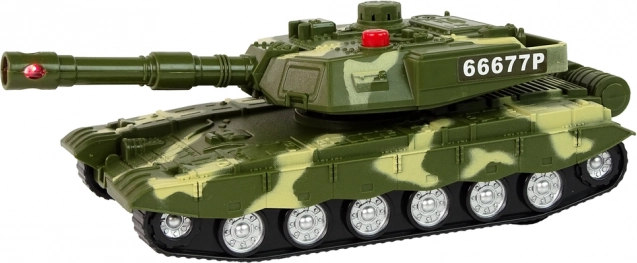 Tank met frictieaandrijving