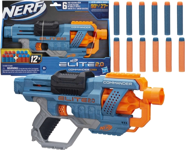 Nerf Elite 2.0 Commander RD-6 met 12 darts