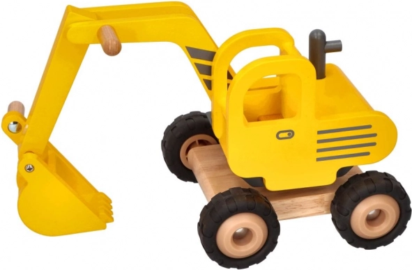 Houten graafmachine