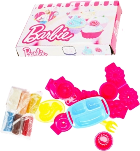 Plastiline BARBIE banketbakkerij – creatieve set met vormpjes