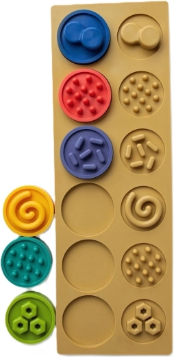 Sensorische puzzelwieltjes XL voor baby's Mom's Care
