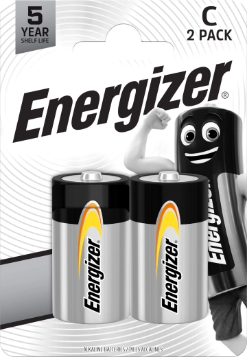 Energizer Everyday alkaline batterijen C (LR14) 1,5 V, 2 stuks