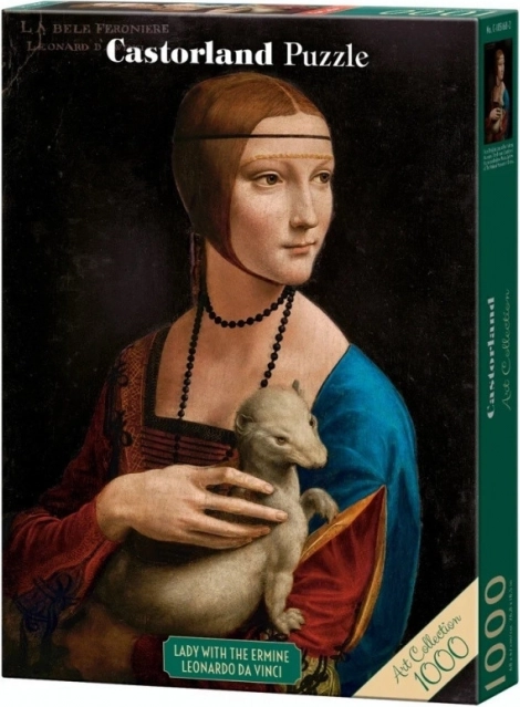 Puzzel 1000 stukjes Dame met hermelijn door Leonardo da Vinci Art Collection