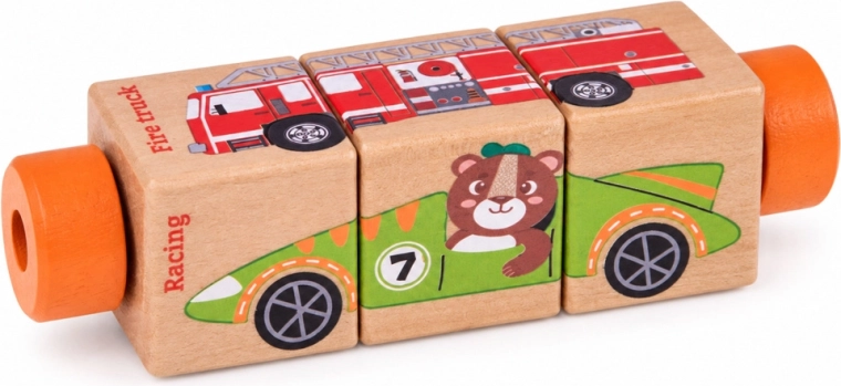 Compact houten speelgoed
