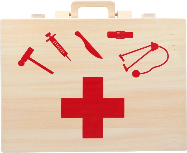 Stijlvol houten koffertje voor onderweg