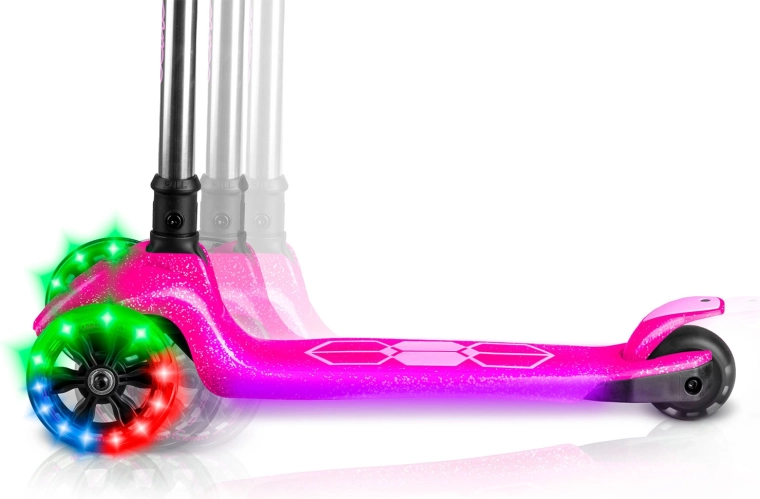 Lichtgevende LED-wielen voor veiligheid en plezier