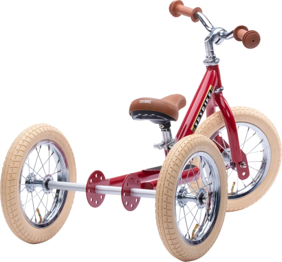 2-in-1: driewieler om te starten, loopfiets voor balans