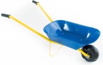 Blauw metalen kinderkruiwagen 75 × 30 × 40 cm