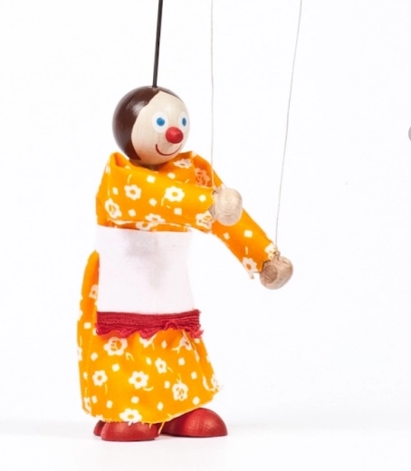 Gerlich houten marionet mama Boženka
