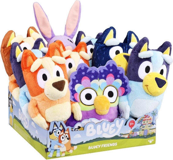 Bluey pluchen figuur 18–23 cm (CDU-display) - 1 stuk