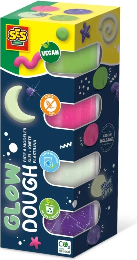 Glow-in-the-dark klei Feel good 4 x 90 g